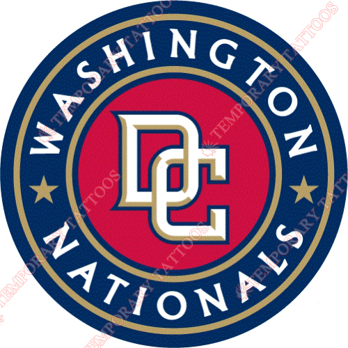 Washington Nationals Customize Temporary Tattoos Stickers NO.2009